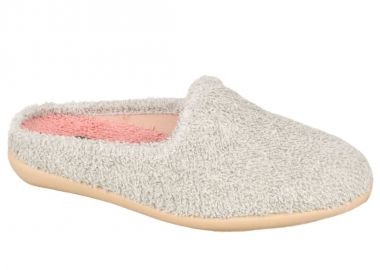 Γυναικείες Παντόφλες Μπουρνουζέ | Υφαντίδης | 526324 | Γκρι - Υφαντίδης - 